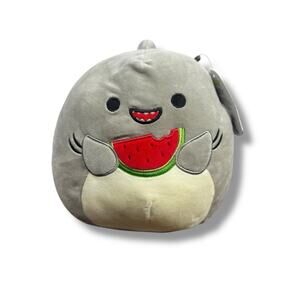 Squishmallow 8"‎ Gordon Shark with Watermelon Soft Summer Fun Plush